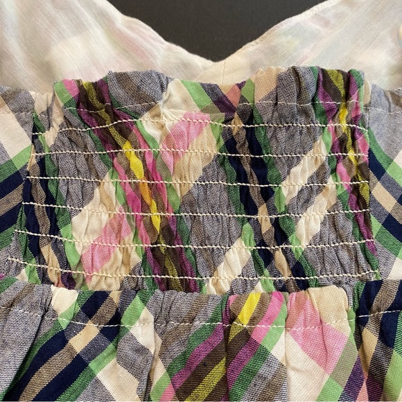 Roxy Plaid Side Pockets Sundress Size M - Picture 7 of 12